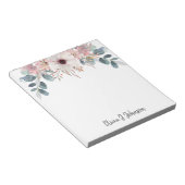 Waterverf Eucalyptus Floral-Blocnote Notitieblok (Schuin)