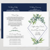 Waterverf Eucalyptus Floral Foliage Wedding (Voorkant / Achterkant)