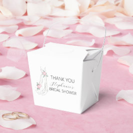 Waterverf Eucalyptus Floral Jurk Vrijgezellenfeest Bedankdoosjes