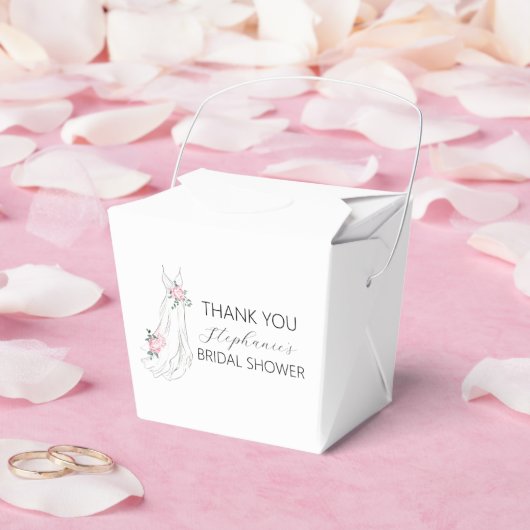 Waterverf Eucalyptus Floral Jurk Vrijgezellenfeest Bedankdoosjes (Huwelijk)