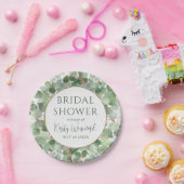 Waterverf Eucalyptus Foliage Vrijgezellenfeest Papieren Bordje (Feest)