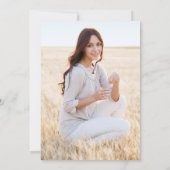 Waterverf Eucalyptus FOTO-graduatiepartij Kaart (Achterkant)