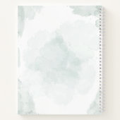 Waterverf Eucalyptus Foto Memorial Guestbook Notitieboek (Achterkant)