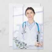 Waterverf Eucalyptus FOTO Zenuwend Afstuderen Kaart (Achterkant)