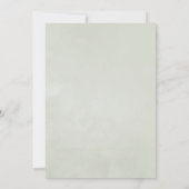 Waterverf Eucalyptus Geometric Wedding Update Kaart (Achterkant)