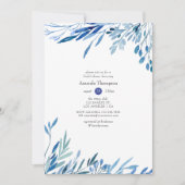 Waterverf Eucalyptus Geometrisch Vrijgezellenfeest Kaart (Voorkant)