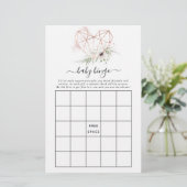 Waterverf Eucalyptus Geometrische Baby Shower Bing (Staand voorkant)