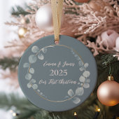 Waterverf Eucalyptus gepersonaliseerd Ornament