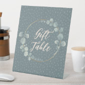 Waterverf Eucalyptus gepersonaliseerd teken Reclamebord Met Voetstuk (Insitu)