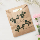 Waterverf Eucalyptus Green Hartelijk dank Bedankzakje (Gezegeld)