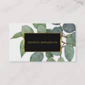 Waterverf Eucalyptus Green Professional Visitekaartje (Voorkant)