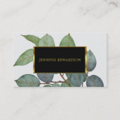 Waterverf Eucalyptus Green Professional Visitekaartje (Voorkant)
