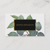 Waterverf Eucalyptus Green Professional Visitekaartje (Voorkant)