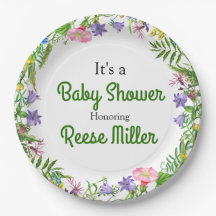 Waterverf Eucalyptus Greenery Baby shower Party