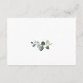 Waterverf Eucalyptus Greenery Bedankkaart (Achterkant)