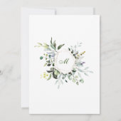 Waterverf Eucalyptus Greenery Brunch & Bubble Kaart (Achterkant)