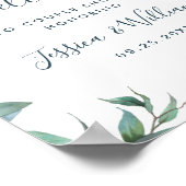 Waterverf Eucalyptus Greenery Couples Shower Poster (Hoek)