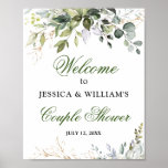 Waterverf Eucalyptus Greenery Couples Shower Sign Poster<br><div class="desc">Geniet van uw stelletjes met dit unieke poster met Ivory White Waterverf Eucalyptus Greenery . De standaardgrootte is 8 x 10 duim, kunt u het in een grotere grootte veranderen. Voor verdere aanpassing, te klikken gelieve de "pas verder"verbinding aan en ons ontwerphulpmiddel te gebruiken om deze sjabloon te wijzigen. Als...</div>