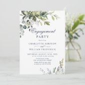 Waterverf Eucalyptus Greenery ENGAGTY Kaart (Staand voorkant)