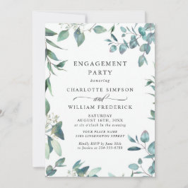 Waterverf Eucalyptus Greenery ENGAGTY Kaart