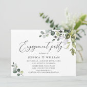 Waterverf Eucalyptus Greenery ENGAGTY Kaart (Staand voorkant)