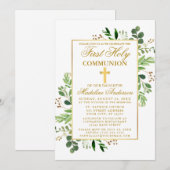 Waterverf Eucalyptus Greenery First Community Kaart (Voorkant / Achterkant)