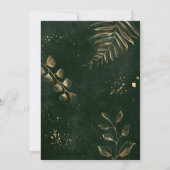 Waterverf Eucalyptus Greenery Gold Neustra Boda Kaart (Achterkant)