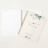 Waterverf Eucalyptus Greenery Gold Planner (Display)