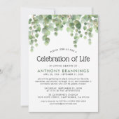 Waterverf Eucalyptus Greenery Kaart (Voorkant)