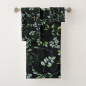 Waterverf Eucalyptus Greenery Leaves Bad Handdoek (Insitu)