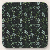 Waterverf Eucalyptus Greenery Leaves Bier Onderzetter (Voorkant)