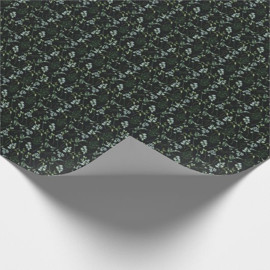 Waterverf Eucalyptus Greenery Leaves Cadeaupapier (Hoek)