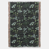 Waterverf Eucalyptus Greenery Leaves Deken (Voorkant Verticaal)