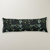 Waterverf Eucalyptus Greenery Leaves Lichaamskussen (Achterkant)