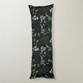 Waterverf Eucalyptus Greenery Leaves Lichaamskussen (Achterkant (Verticaal))