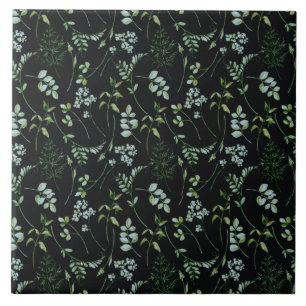 Waterverf Eucalyptus Greenery Leaves Tegeltje