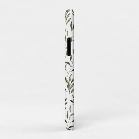 Waterverf Eucalyptus Greenery leest Patroon Case-Mate iPhone Case (Achterkant/rechts)