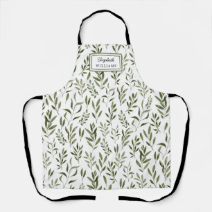 Waterverf Eucalyptus Greenery leest Patroon Schort