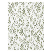 Waterverf Eucalyptus Greenery leest Patroon Tafelkleed (Voorkant)