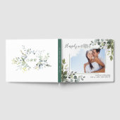 Waterverf Eucalyptus Greenery PHOTO Wedding Gastenboek (Volledig)