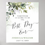 Waterverf Eucalyptus Greenery Rehearsal Dinner Poster<br><div class="desc">Geniet van uw repetitief avondeten met dit unieke poster met Ivory White Waterverf Eucalyptus Greenery . De standaardgrootte is 8 x 10 duim, kunt u het in een grotere grootte veranderen. Voor verdere aanpassing, te klikken gelieve de "pas verder"verbinding aan en ons ontwerphulpmiddel te gebruiken om deze sjabloon te wijzigen....</div>