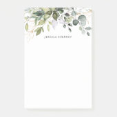 Waterverf Eucalyptus Greenery-to-do-lijst Post-it® Notes (Voorkant)