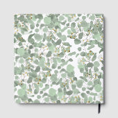 Waterverf Eucalyptus Greenery Trouwroute Gastenboek (Achterkant)