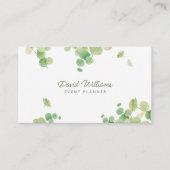 Waterverf Eucalyptus Greenery Visitekaartje (Voorkant)