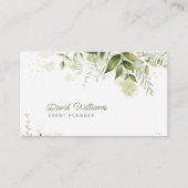 Waterverf Eucalyptus Greenery Visitekaartje (Voorkant)