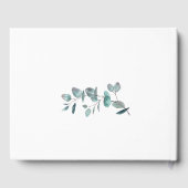 Waterverf Eucalyptus Greenery Vrijgezellenfeest Gastenboek (Achterkant)