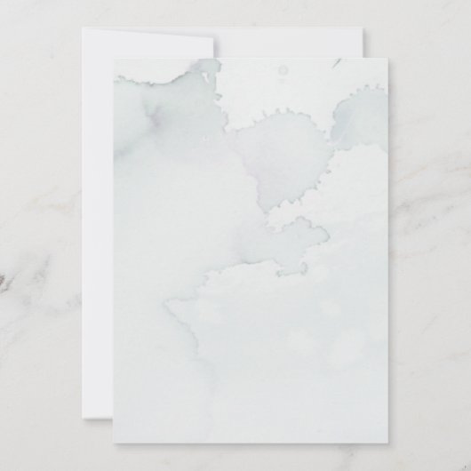 Waterverf Eucalyptus Greenery Vrijgezellenfeest Kaart (Achterkant)