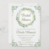 Waterverf Eucalyptus Greenery Vrijgezellenfeest Kaart (Voorkant)