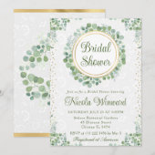 Waterverf Eucalyptus Greenery Vrijgezellenfeest Kaart (Voorkant / Achterkant)