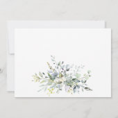 Waterverf Eucalyptus Greenery Vrijgezellenfeest Kaart (Achterkant)